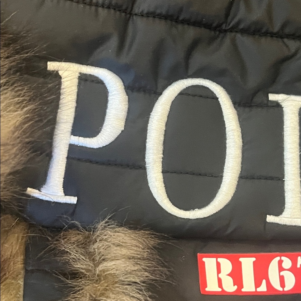 Polo Ralph Lauren Puffer Trapper Hat 1992 P Wing Stadium USA Winter Small / Med - Picture 6 of 16